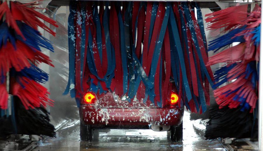 At the carwash: een schone bodem bij de wasstraat